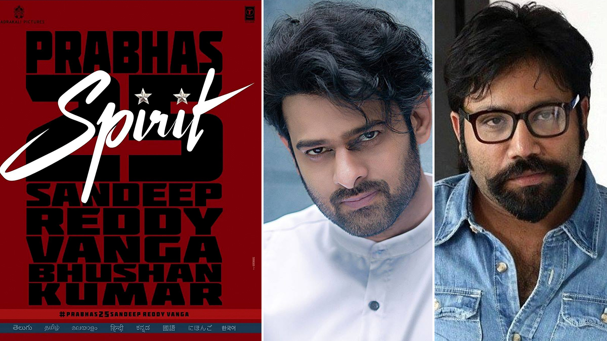 Sandeep Vanga hints about Prabhas role in Spirit