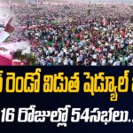 CM KCR Second Campaign Schedule Election Campaigns