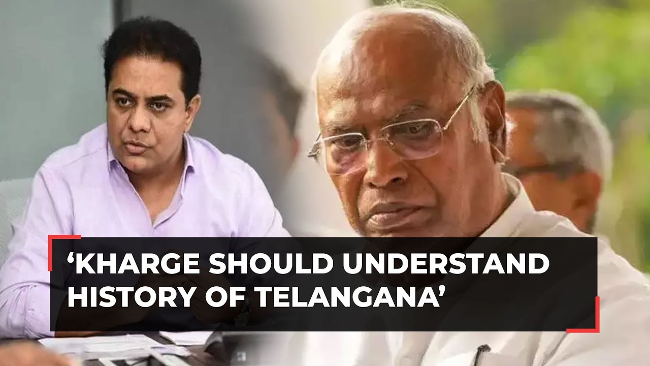 Congress is murderer of Telangana youth; Kharge should understand history of state: KTR Rao