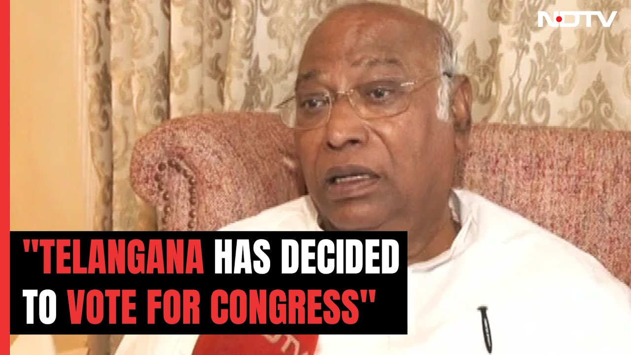 Telangana Assembly Elections 2023 Mallikarjun Kharge: “Confident Congress Will Form Government”