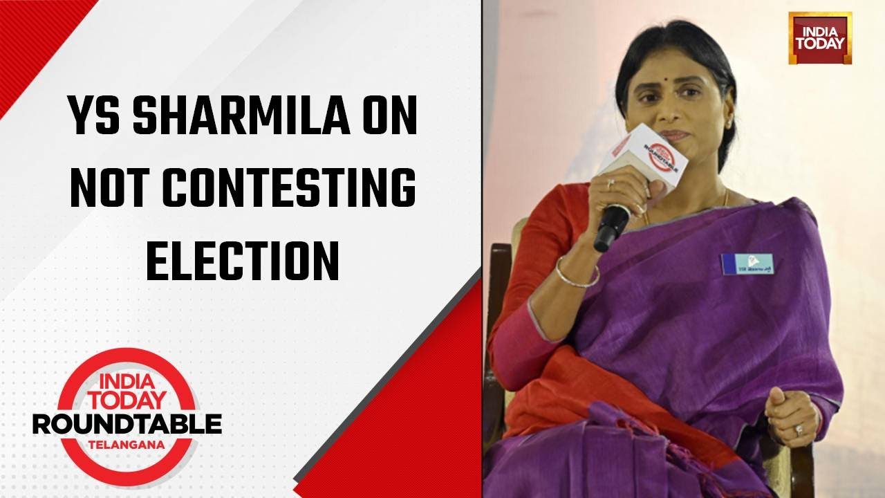 YS Sharmila Reveals Why She Decided Not To Contest Telangana Assembly Polls & To Support Congress