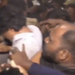 Slipper flung at Thalapathy Vijay as he pays last respects to mentor Vijaykanth