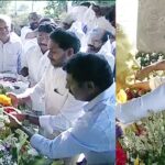 CM Jagan Pays Tribute To YS Rajasekhara Reddy At YSR Ghat In Idupulapaya
