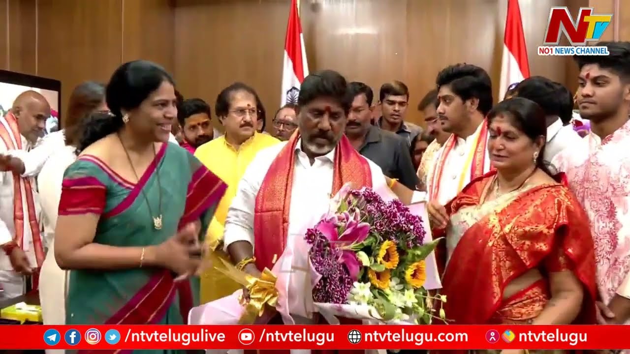 Deputy CM Mallu Bhatti Vikramarka Take Charge As Finance, Planning, Energy Minister