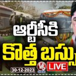 Minister Ponnam Prabhakar Inaugurates 80 New RTC Buses