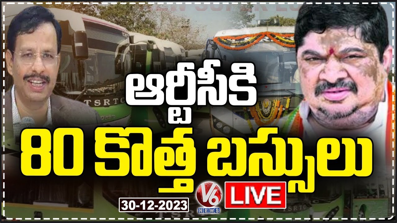 Minister Ponnam Prabhakar Inaugurates 80 New RTC Buses