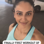 Rakul Preet Singh sweats away New Year’s feasts, drops glimpse of first workout