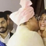 Aamir Khan greets ex-wife Kiran Rao with a kiss at daughter Ira’s wedding