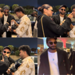 Deepika cuts b’day cake at Mumbai Airport before flying out with Ranveer