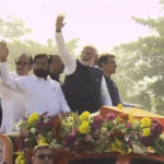 PM Modi holds spectacular roadshow in Nashik, to throw open 27th National Youth Festival