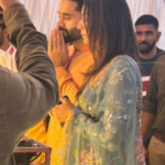 Jackky Bhagnani, Rakul Preet visit Ram Mandir’s replica rath in Mumbai