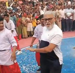 Andhra minister adds colour to Sankranti with his dance