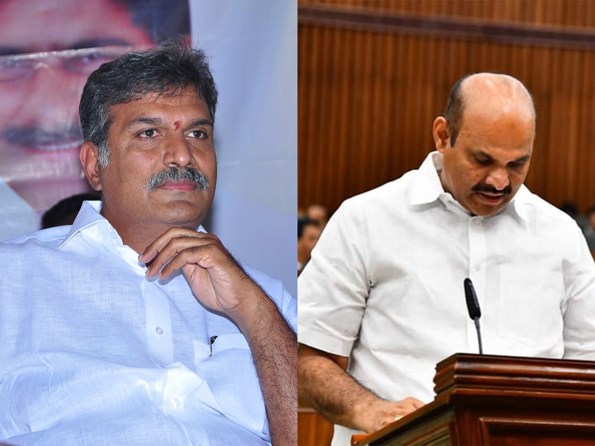 Kesineni Nani and Pardasarathy exchanging parties