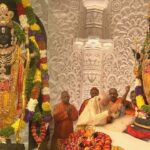 Visuals of Ayodhya Ram Mandir Pran Pratishtha Ceremony