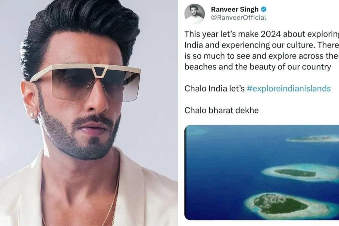 It’s Lakshadweep! Oops, no, Maldives! Ranveer gets his geography wrong