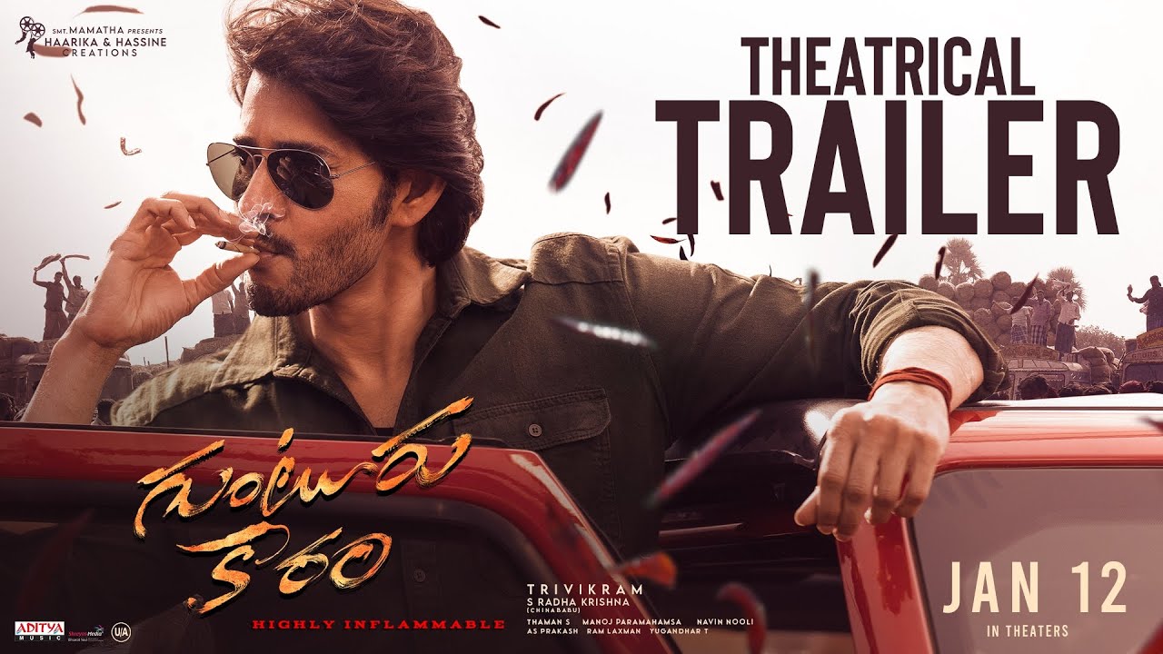 Mahesh Babu Stuns in ‘Guntur Kaaram’ Trailer