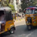 BRS legislators arrive in autorickshaws to attend Budget session