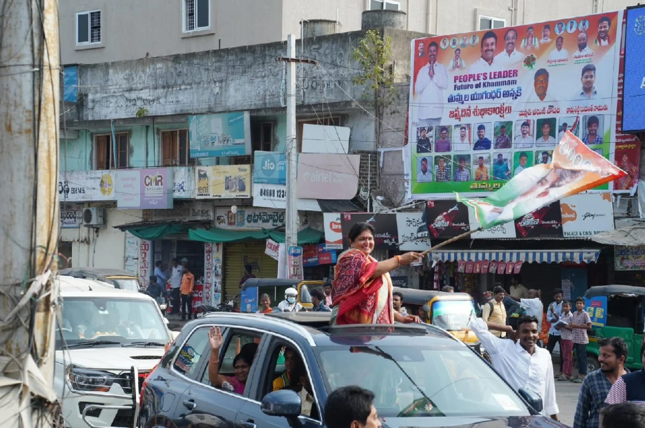 Telangana Deputy CM’s wife seeks Cong ticket from Khammam
