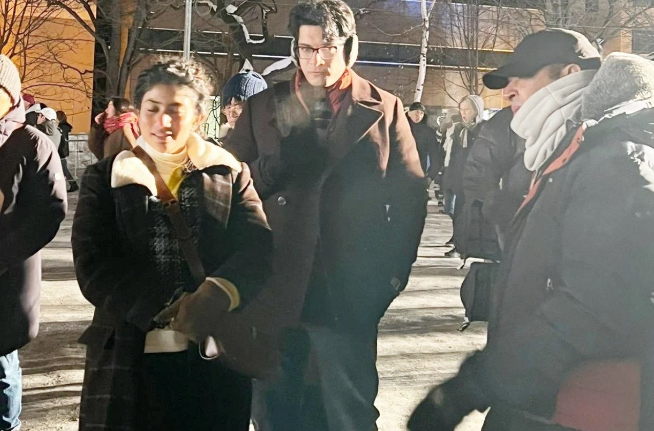 Junaid Khan, Sai Pallavi chill at Sapporo Snow Festival while shooting in Japan