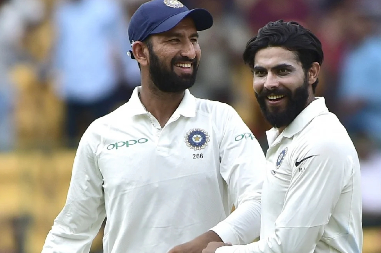 Pujara and Jadeja felicitated by Saurashtra Cricket Association