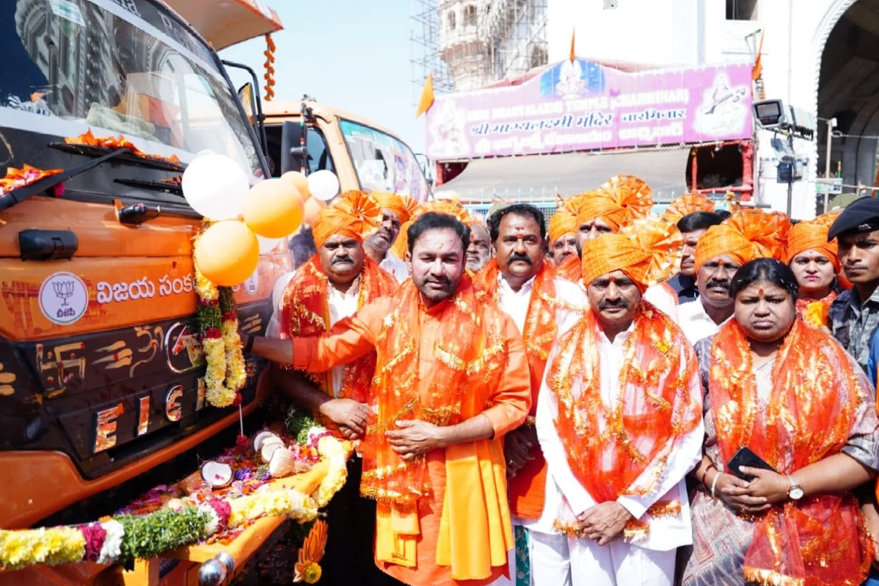 Assam, Goa CMs to flag off BJP’s Vijaya Sankalp yatras in Telangana