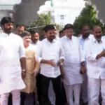 Telangana CM, legislators leave for Medigadda barrage