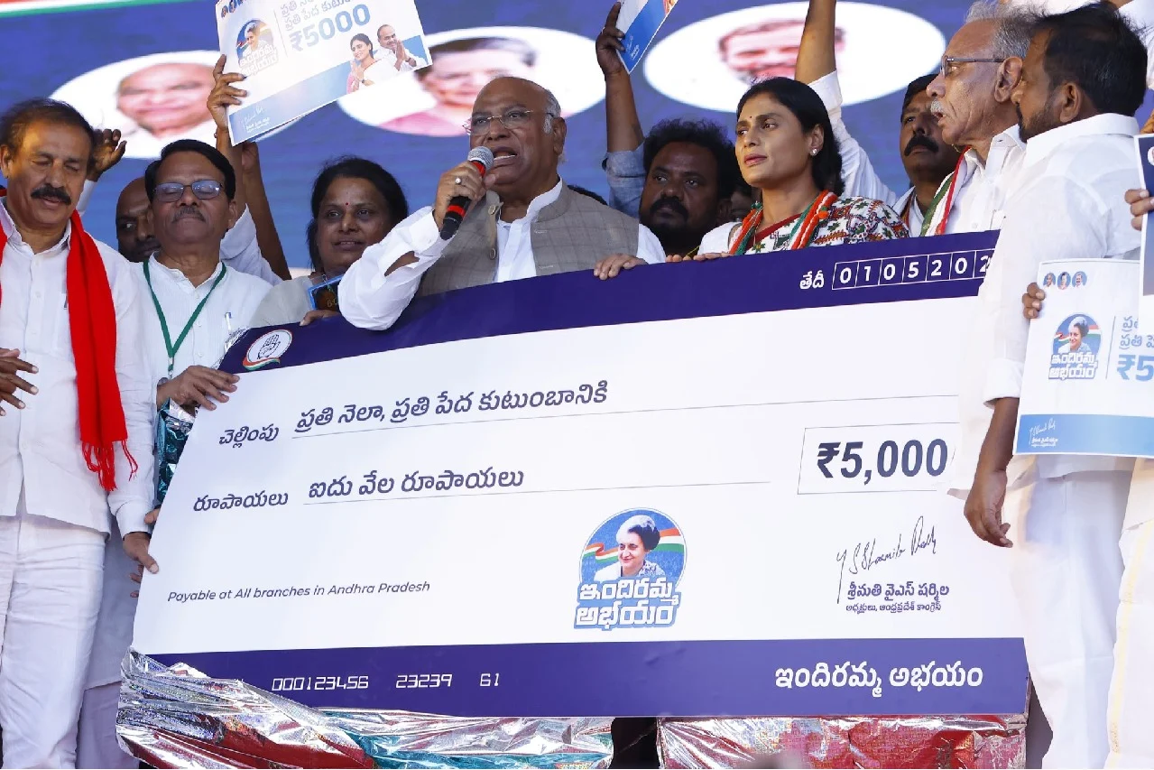 Congress unveils first guarantee for Andhra Pradesh