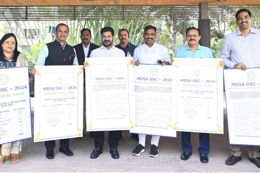 Telangana issues notification for recruitment of 11,062 teachers