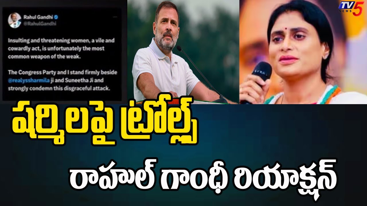 Rahul Gandhi Recats Over Social Media Messages On YS Sharmila