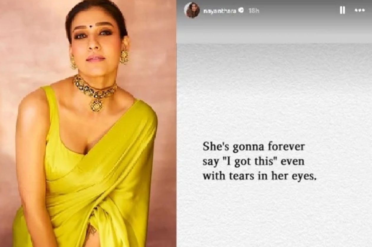 Nayanthara’s cryptic message on Instagram stirs speculation about Vignesh