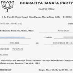 Amit Shah donates Rs 2,000 as ‘party fund’ to BJP ahead of LS polls