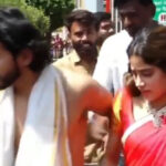Janhvi visits Tirumala temple with boyfriend Shikhar, close buddy Orry on b’day
