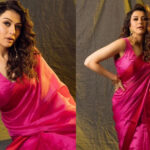 Hansika Motwani surprises fans with her pink-saree look