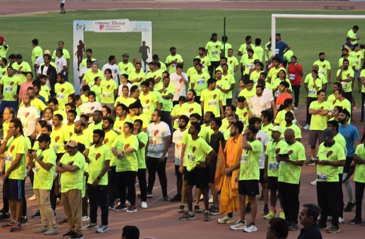 AINU conducts Kidney Run in Hyderabad to create awareness