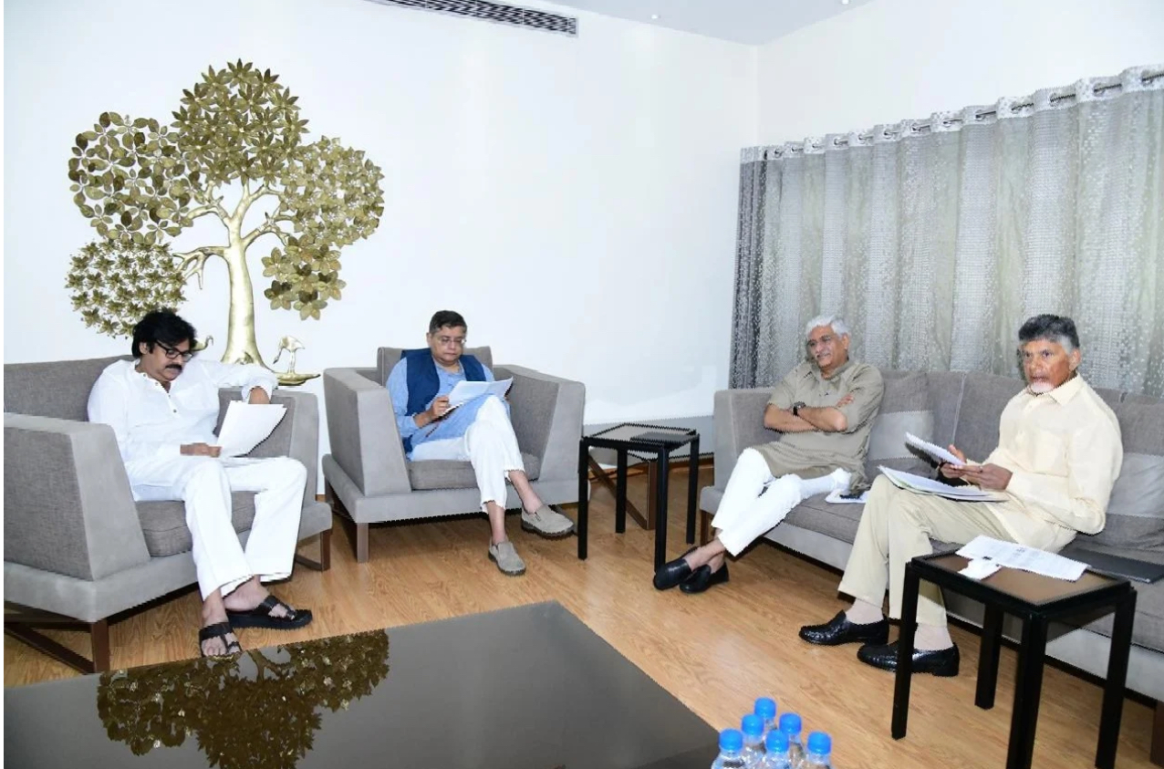 TDP, BJP, Jana Sena begin talks on seat sharing for Andhra Assembly, LS polls