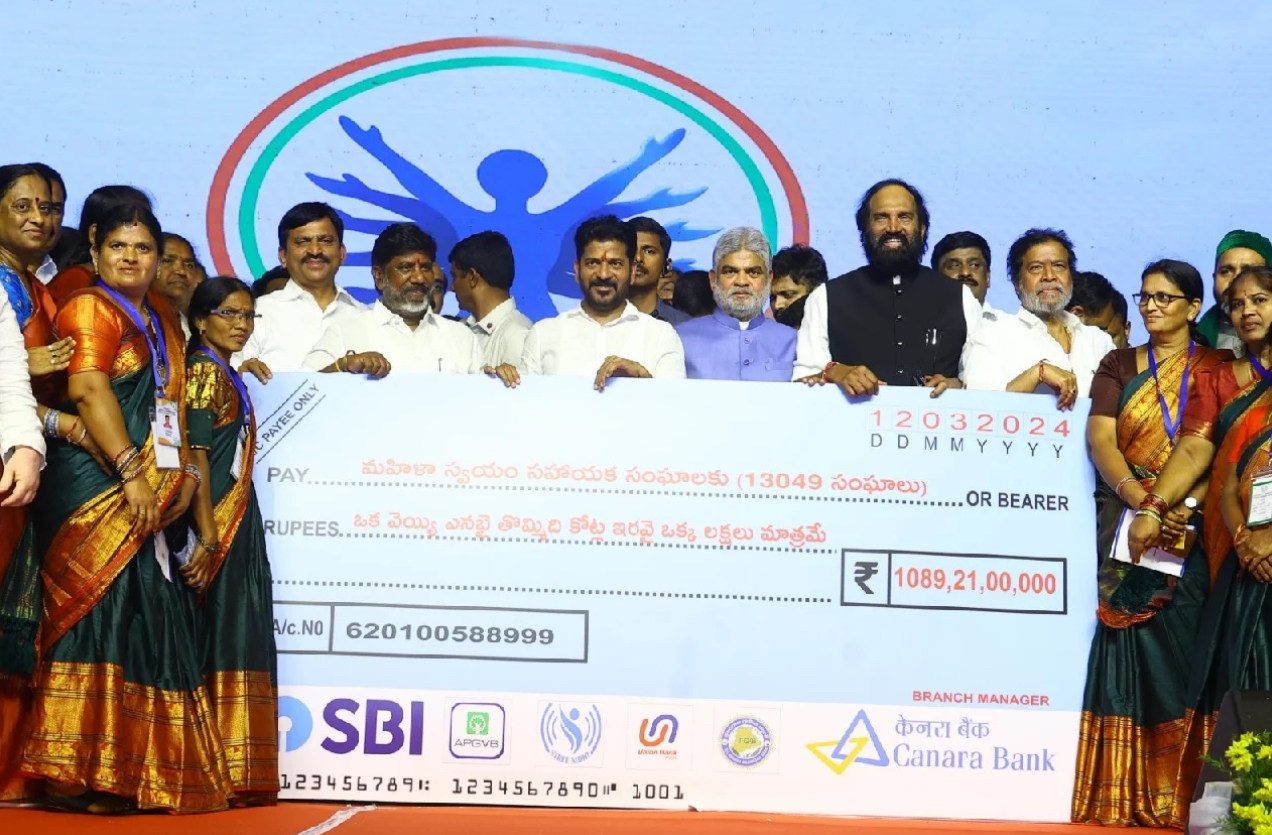 Telangana CM promises to make one crore women millionaires