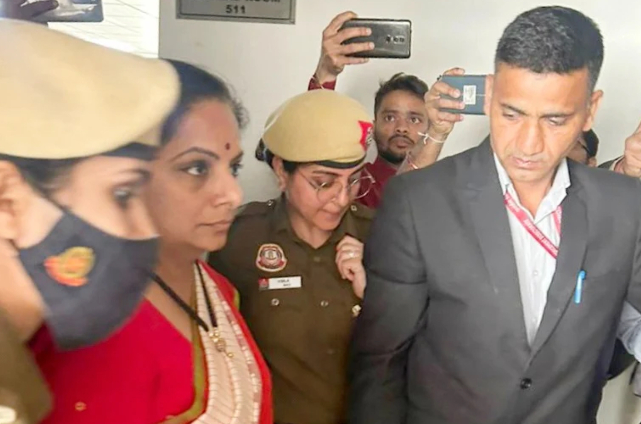 Delhi court allows BRS MLC Kavitha to meet sons, mother, other family members in ED custody