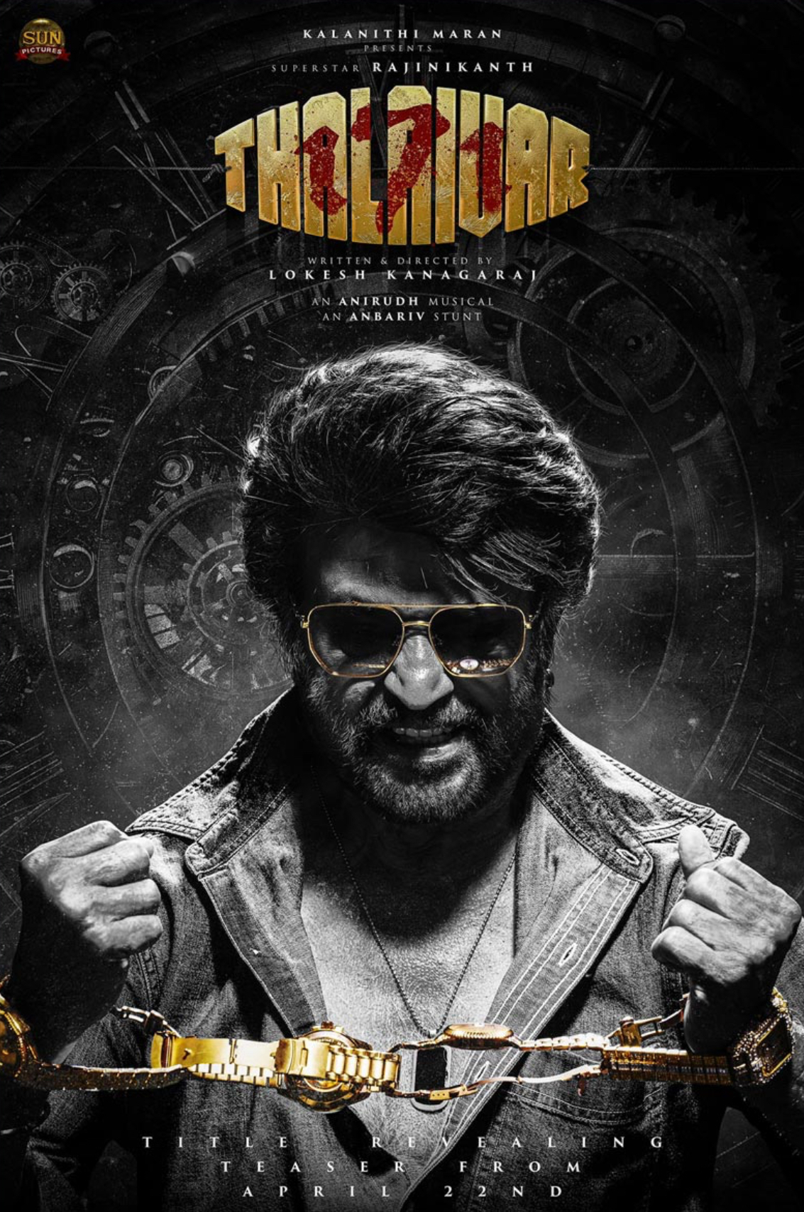Rajinikanth and Lokesh Kanagaraj’s ‘Thalaivar 171’ Teaser Drops April 22nd