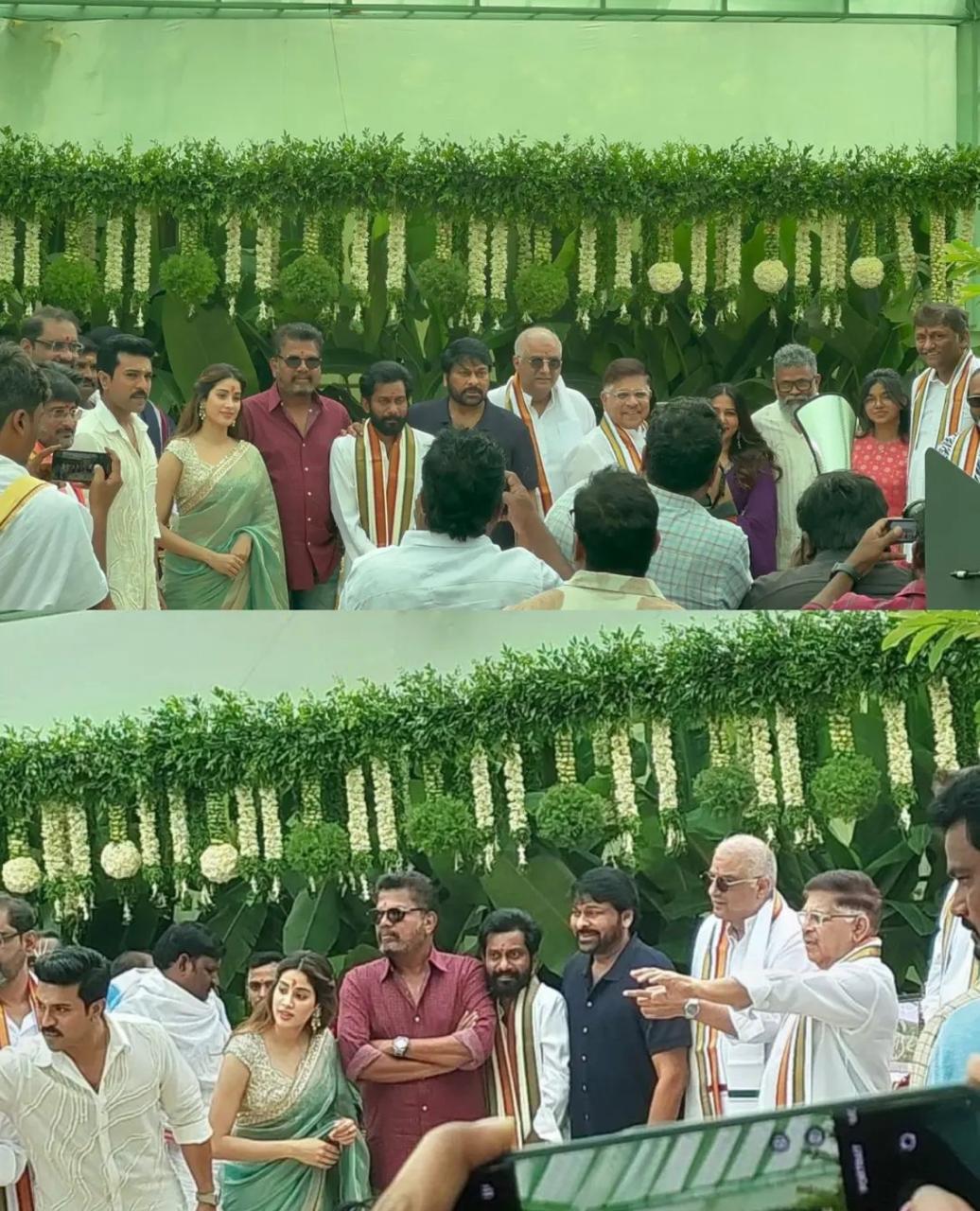 RC16 : A grand pooja ceremony launch to Ram Charan Buchi Babu Sana’s movie