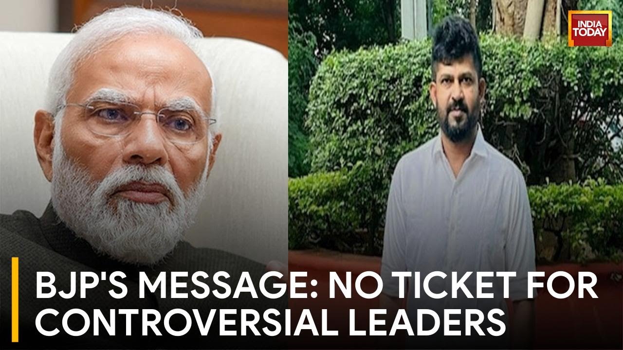 BJP Warns Controversial Leaders: No Lok Sabha Tickets Granted
