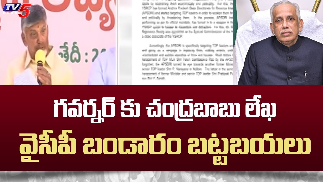 Chandrababu Naidu Writes Governor Abdul Nazir