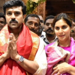 Ram Charan seeks Lord Venkateswara’s blessings at Tirupati with wife on birthday