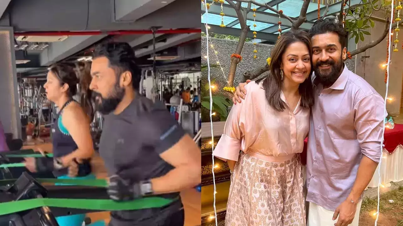 Suriya And Jyotika Workout Video Gives Major Couple Goals