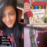 Shruti Haasan starts shooting for ‘Chennai Story’, shares pics from mahurat shot