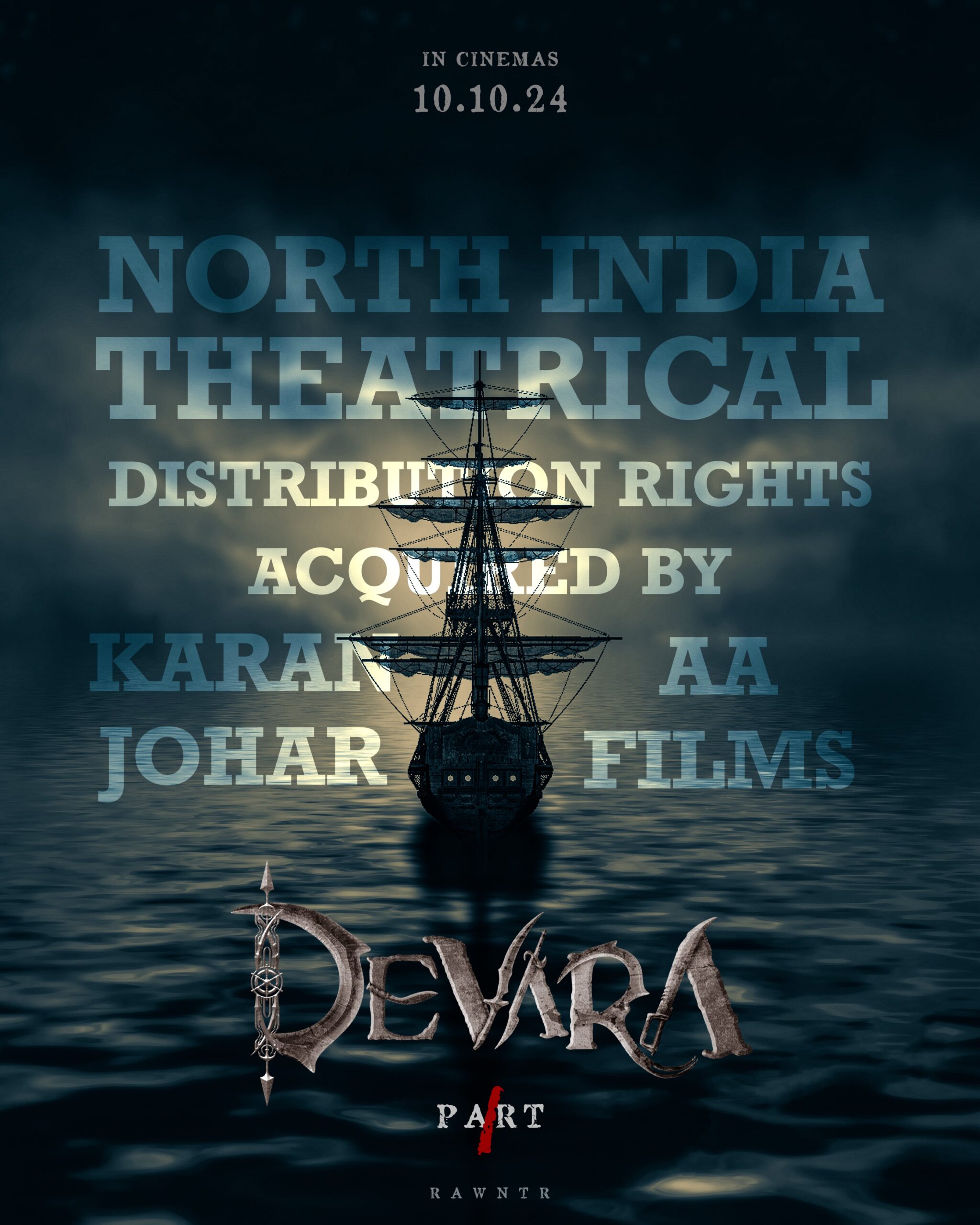 Dharma Productions Grabs Hindi Distribution Rights for NTR’s ‘Devara’