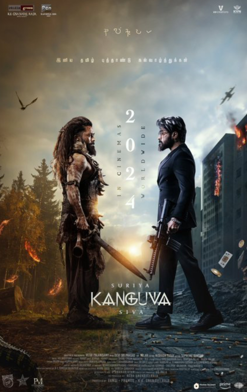Tamil star Suriya treats his fans to new ‘Kanguva’ poster on Puthandu