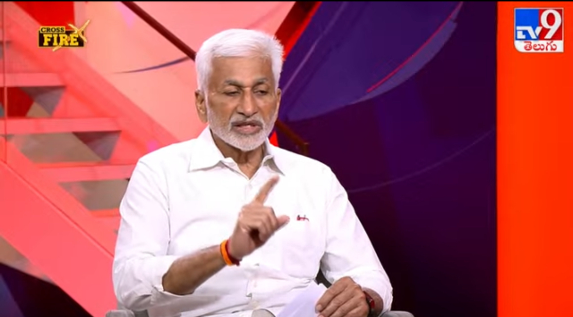 Vijaya Sai Reddy Exclusive With Rajinikanth Vellalacheruvu : Cross Fire