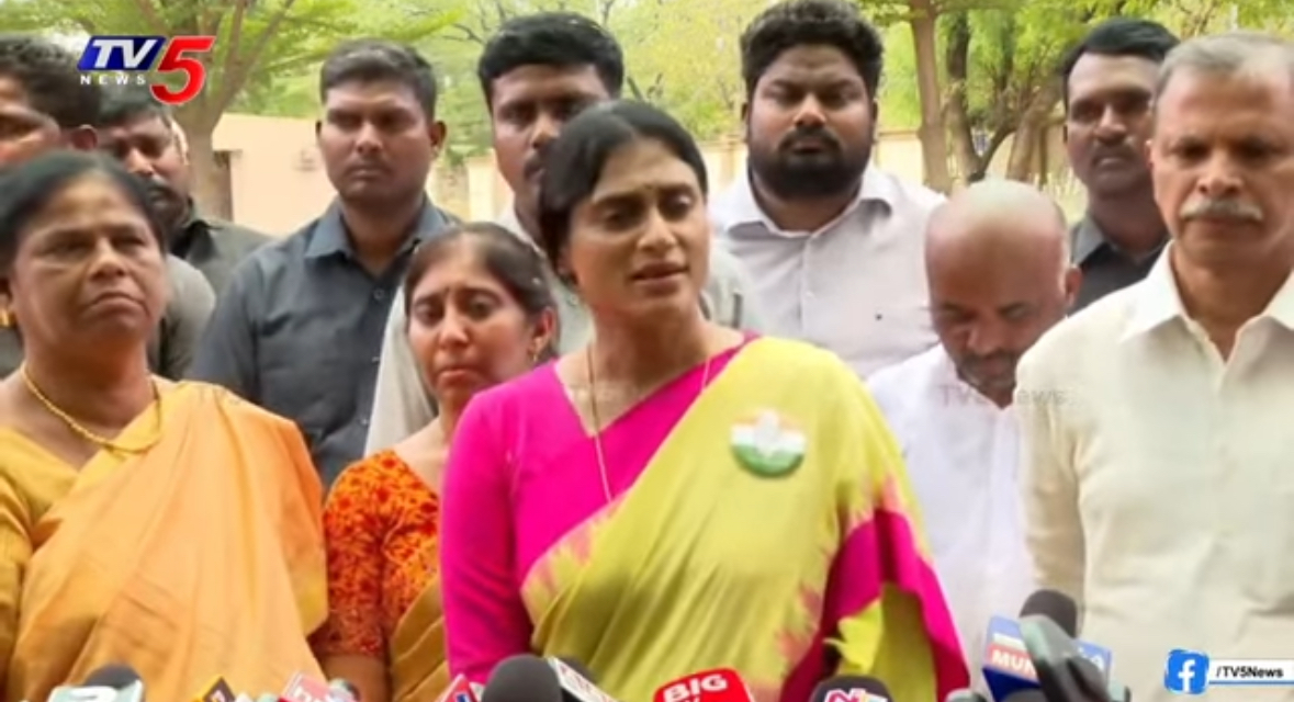 YS Sharmila Files Nomination from Kadapa