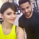 Urvashi Rautela and Jr NTR Strike a Pose in Gym Selfie