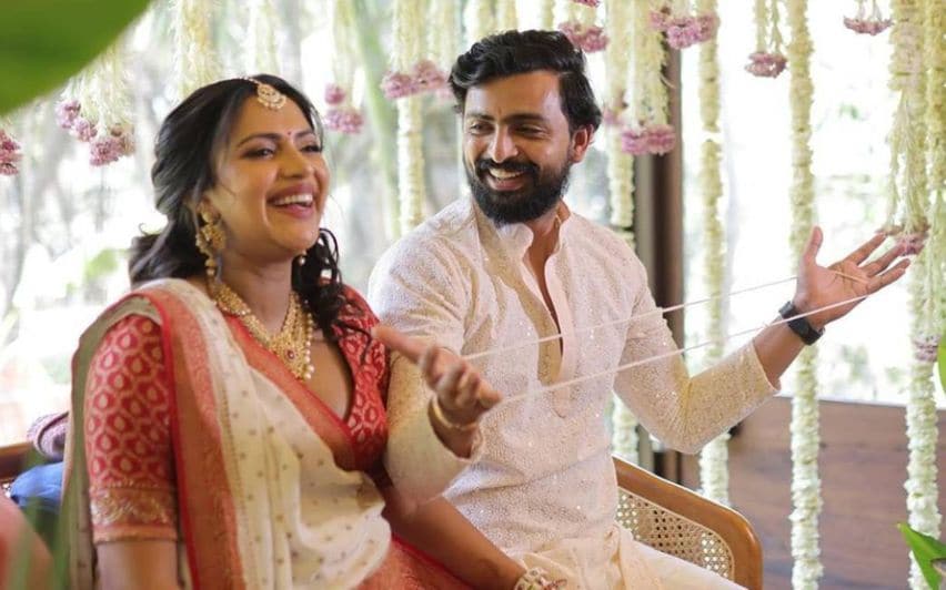  Amala Paul Shares Glimpses From Her Baby Shower